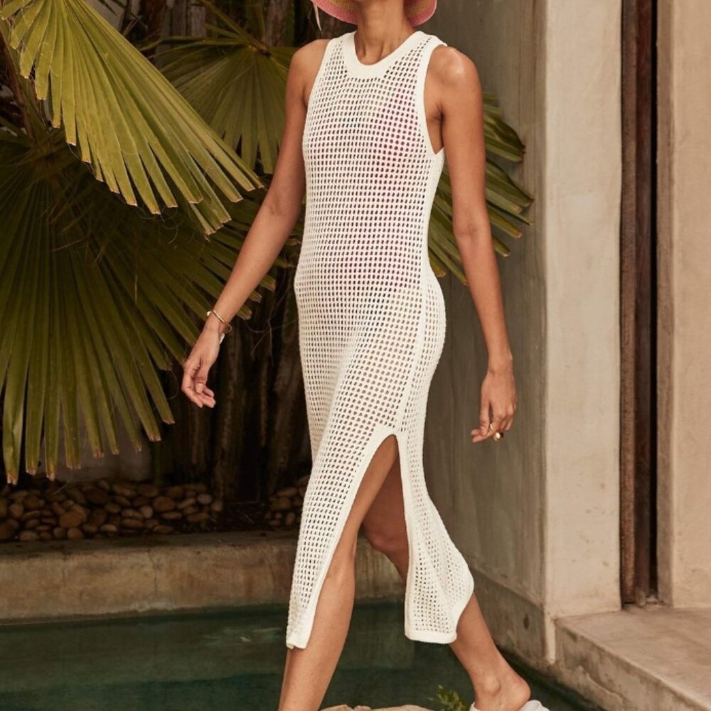 Mesh Coverup Dress